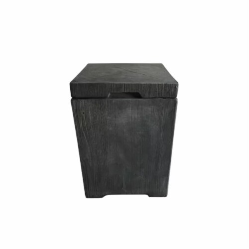 Living Source International Fire Pit Propane Tank Cover Perspective: back