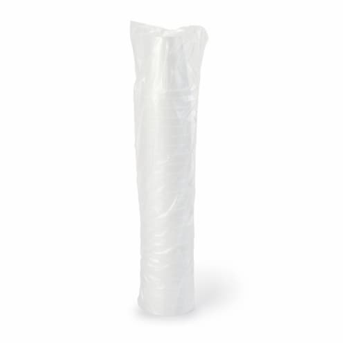 WinCup Disposable Drinking Cup White Styrofoam 8 oz. 25 Ct 8C8W Perspective: back