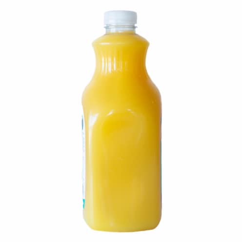 Uncle Matt's Organic Pulp Free Orange Juice Perspective: back