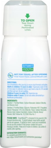 SmartMouth™ Original Mouthwash - Dual Bottle - Fresh Mint Perspective: back