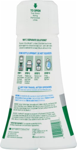 Smart Mouth™ Original Clean Mint Mouthwash Perspective: back