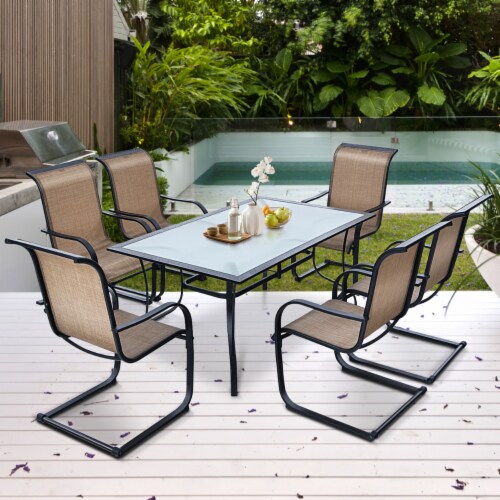 Spring chair sales patio set