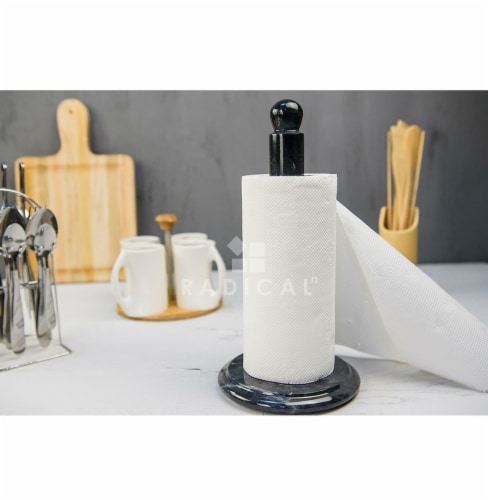 Black marble kitchen cheap roll holder