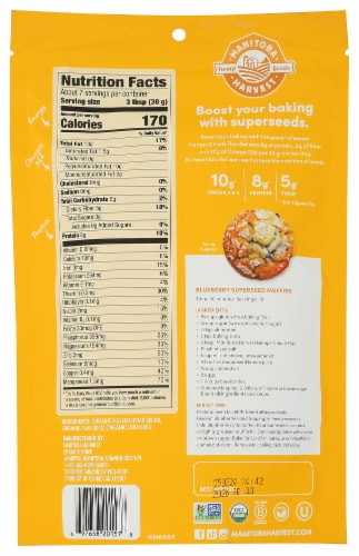 Manitoba Harvest® Organic Hemp Chia & Flax Seed Mixture Perspective: back