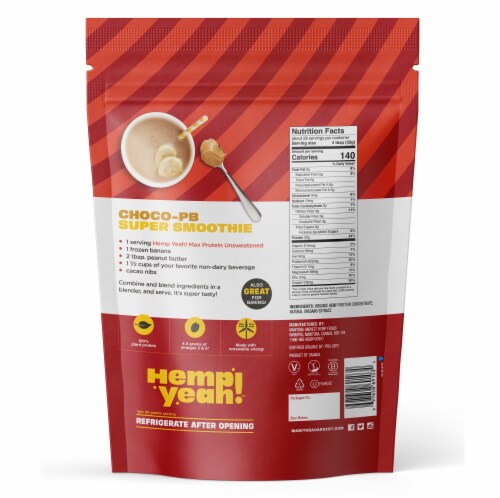 Manitoba Harvest Hemp Pro 70 Protein Supplements Perspective: back