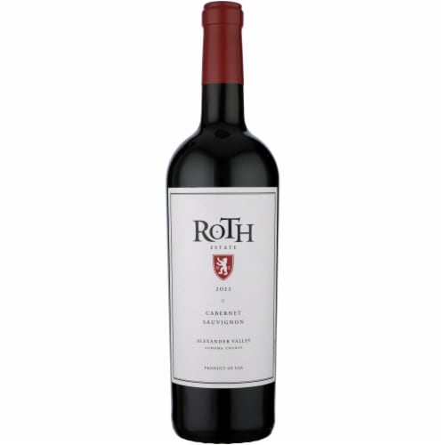 Roth Estate Cabernet Sauvignon California Red Wine Perspective: back