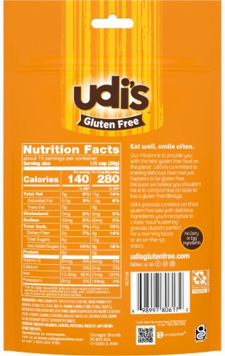 Udi's® Gluten Free Original Granola Perspective: back