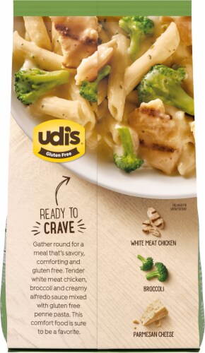 Udi's Gluten Free Chicken Penne Alfredo Perspective: back