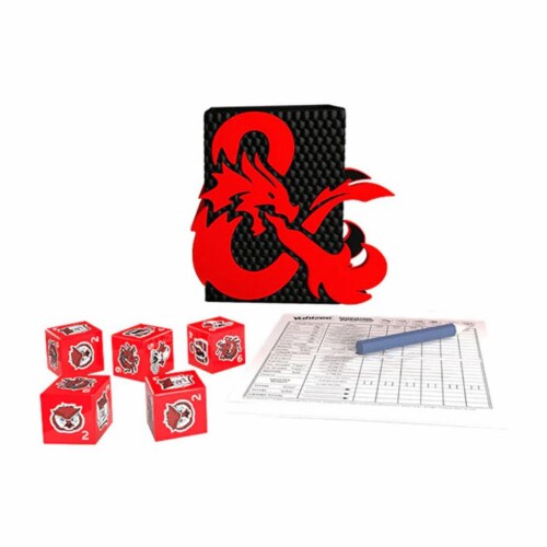 USAopoly Yahtzee Dungeons And Dragons Set Perspective: back