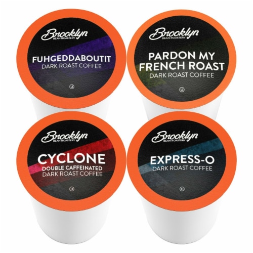 Brooklyn Beans Bold Variety Pack Coffee Pods for Keurig K-Cups Brewer, 40 count Perspective: back