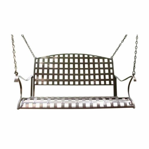 International Caravan Santa Fe Iron Nailhead Hanging Swing