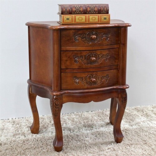 International Caravan Windsor Three Drawer Table International Caravan Windsor Three Drawer Table