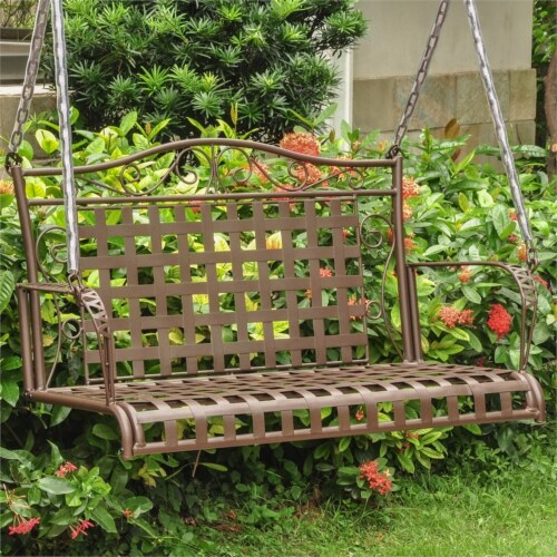 Iron discount porch swing