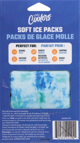 Fit & Fresh® Cool Coolers® Soft Ice Packs Perspective: back