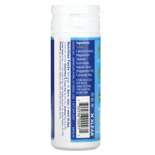 Spry® Peppermint Mints Perspective: back