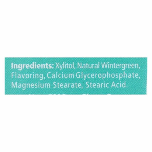 Spry Natural Wintergreen Sugar Free PowerMints Perspective: back