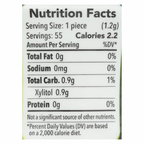 Spry Xylitol Gum - Stronger Longer Licorice - Case Of 6 - 55 Count Perspective: back
