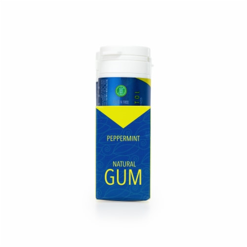 Spry Natural Peppermint Dental Defense Gum Perspective: back