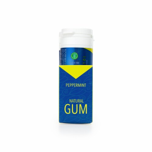 Spry Natural Peppermint Dental Defense Gum Perspective: back