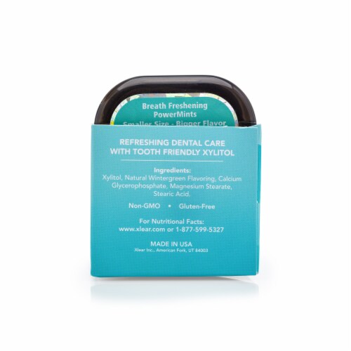 Spry Extra Strong Natural Wintergreen PowerMints Perspective: back