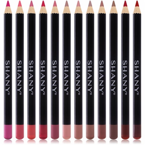 SHANY Dreamy Dozen Matte Cosmetics Lip Liner Set Vegan Perspective: back
