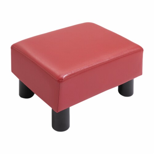 Modern Faux Leather Ottoman Footrest Stool Foot Rest Small Chair Seat Sofa  Couch, 1 Unit - Kroger