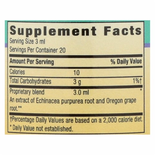 Herbs For Kids Echinacea GoldenRoot Orange Liquid Perspective: back