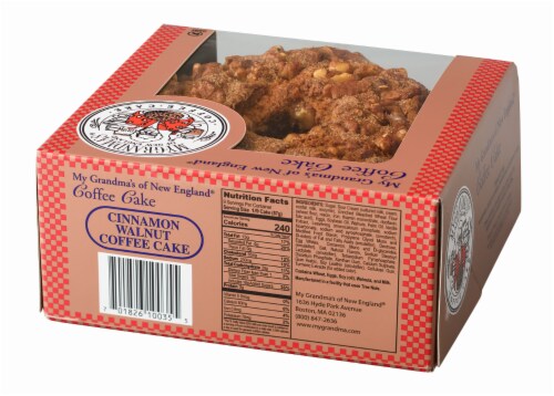 My Grandma's Cinnamon Walnut Coffee Cake Perspective: back