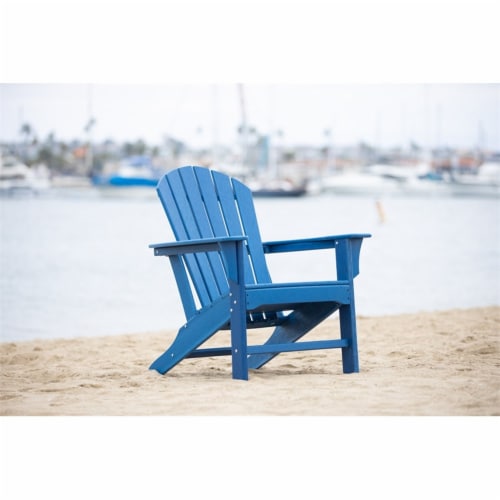 Navy plastic adirondack shop chairs