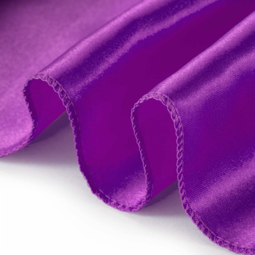 5-Pack Satin 12 x 108 Table Runners - Purple by Lann's Linens, 12 x 108 ...