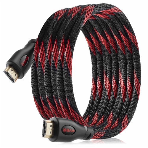 10 Feet High-Speed 4K HDMI Cables (3-Pack) Perspective: back