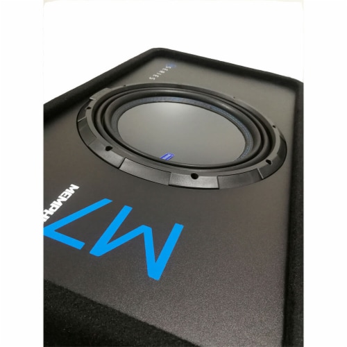 memphis audio single 12 inch m7 loaded subwoofer enclosure