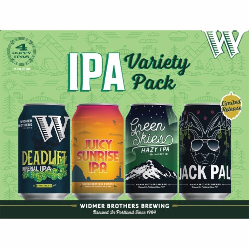 Widmer Brothers Brewing IPA Variety Pack Perspective: back