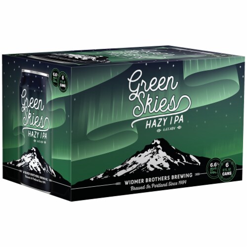 Widmer Brothers Brewing Green Skies Hazy IPA Perspective: back