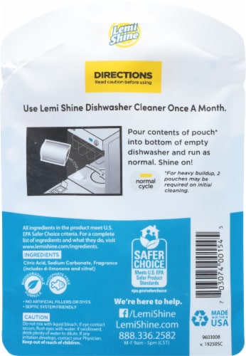 Lemi Shine® Dishwasher Cleaner Perspective: back