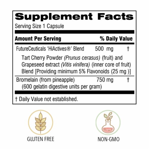 Botanic Choice Tart Cherry Plus™ Joint Herbal Supplement Perspective: back