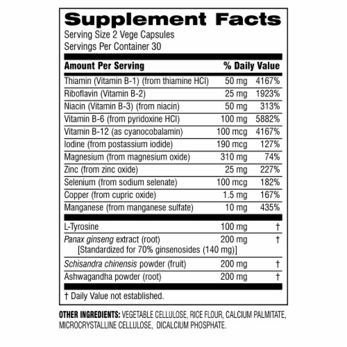 Botanic Choice  Thyroid Complete™ Dietary Supplement Perspective: back