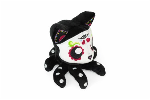 Tentacle Kitty 4-inch Little Ones Plush - Day Of The Dead Sugar Skull Design Perspective: back