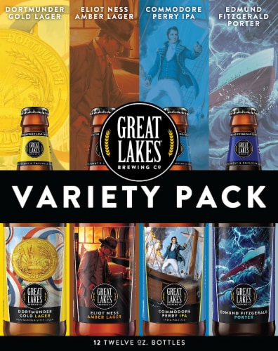 Great Lakes Variety Pack Lagers and Ales Perspective: back