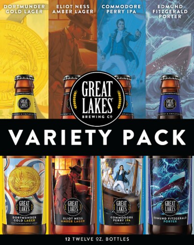 Great Lakes Variety Pack Lagers and Ales Perspective: back