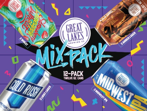 Great Lakes Mix Pack 12-pack Can Perspective: back
