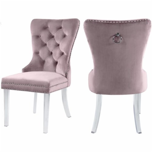 Meridian velvet dining chair discount