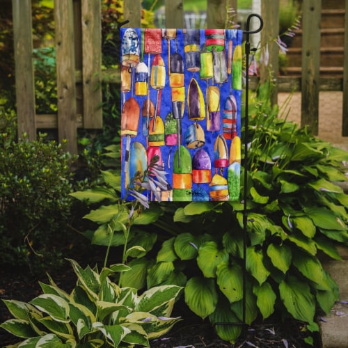 Carolines Treasures 8723GF Lobster Bouys Garden Flag Perspective: back