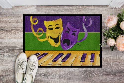 outdoor mardi gras door mat