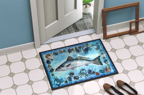 Realfish Inland Series " Bluegill " Fish Mat Floor Mat Doormat 24x36 