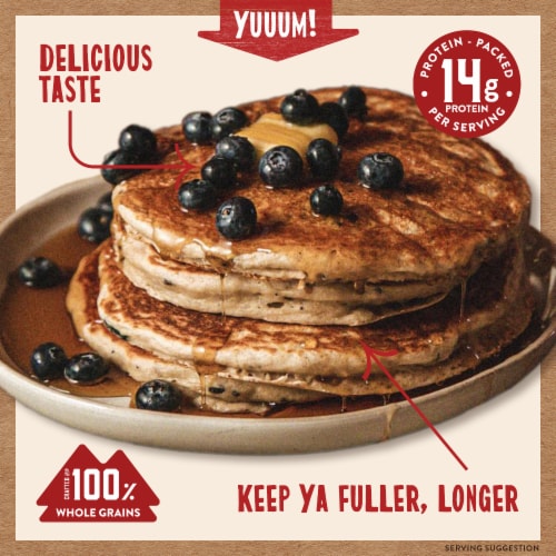 Kodiak® Power Cakes® Blueberry Protein Flapjack & Waffle Mix Perspective: back