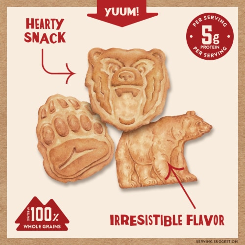 Kodiak Bear Bites® Honey Graham Crackers Perspective: back