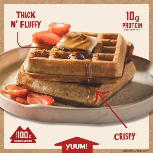 Kodiak Cakes® Buttermilk & Vanilla Thick and Fluffy Power Waffles® Perspective: back