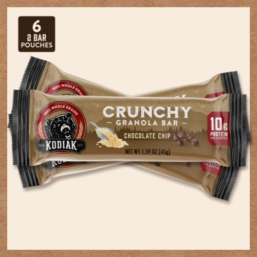 Kodiak Cakes® Chocolate Chip Crunchy Granola Bars Perspective: back