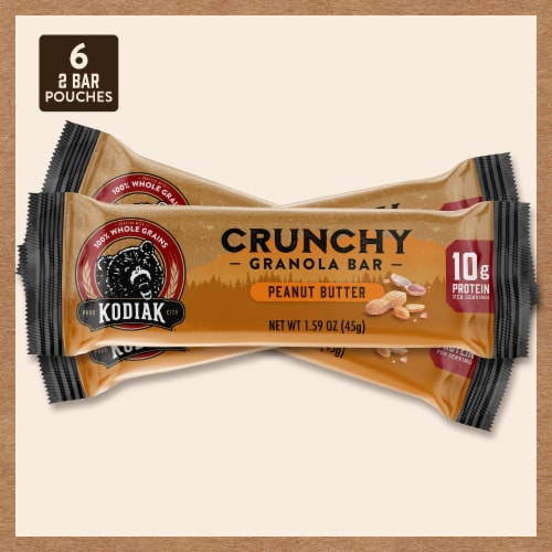 Kodiak Cakes® Protein-Packed Peanut Butter Crunchy Granola Bars Perspective: back